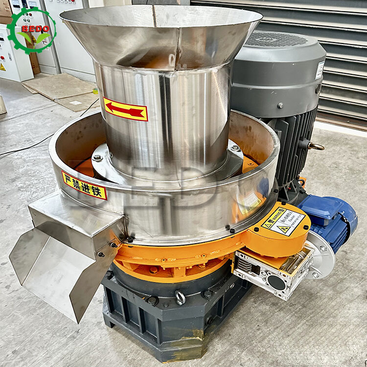 উচ্চ-দক্ষ কাঠের পেললেট মেশিন, স্টেইনলেস স্টিলের ডাই এবং জৈববস্তু পেললেট উৎপাদনের জন্য 500 কেজি/ঘণ্টা ক্ষমতা সহ