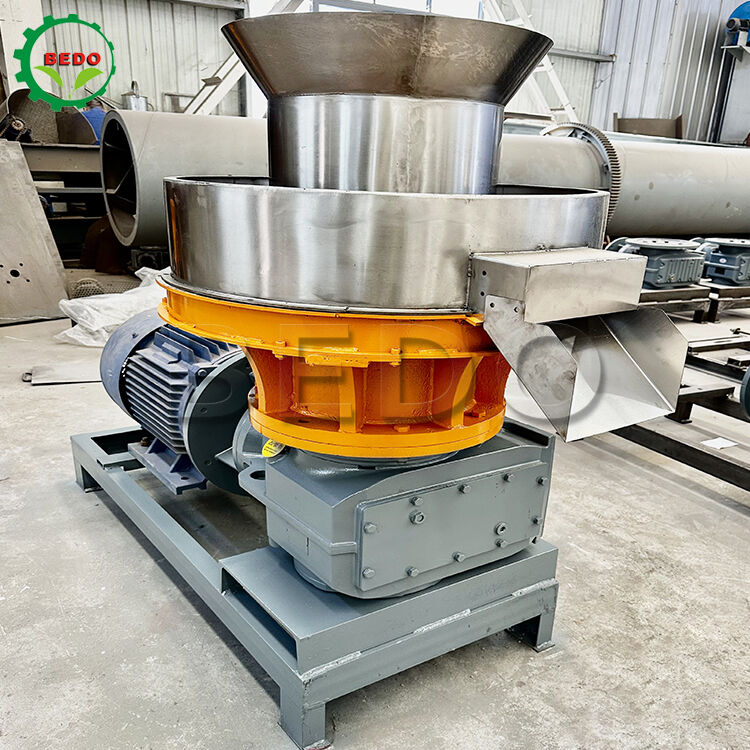 উচ্চ দক্ষতা পেললেট উত্পাদন জন্য স্টেইনলেস স্টীল ডাই এবং এনএসকে লেয়ার সহ 500 কেজি / ঘন্টা ক্ষমতা কাঠের পেললেট মেশিন