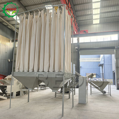 ডাস্ট কালেক্টর সহ শিল্প কাঠের গুঁড়ো তৈরির মেশিন, কম শব্দ এবং ৫০-২০০ মেশ সূক্ষ্মতা