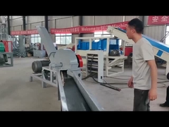 6pcs Blades 37KW Main Power Electric Wood Chipper Machine With 4m Feed Conveyor (৪ মিটার ফিড কনভেয়র সহ ৬ পিসি ব্লেড ৩৭ কেডব্লিউ)